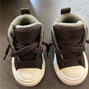 Converse Infant Black High-Top Sneakers